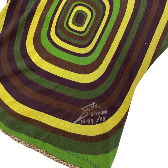 Custo Barcelona Mixed Media Long Sleeve Top with Lace Sleeves - Picture 6 of 6